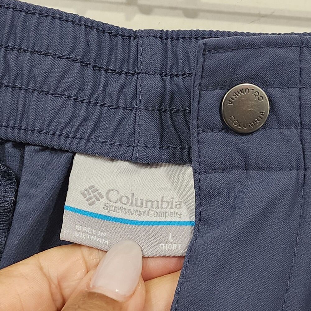 Columbia Womens Activewear Set Black Performance Long Sleeve Top Blue Pant Sz L - Picture 7 of 14